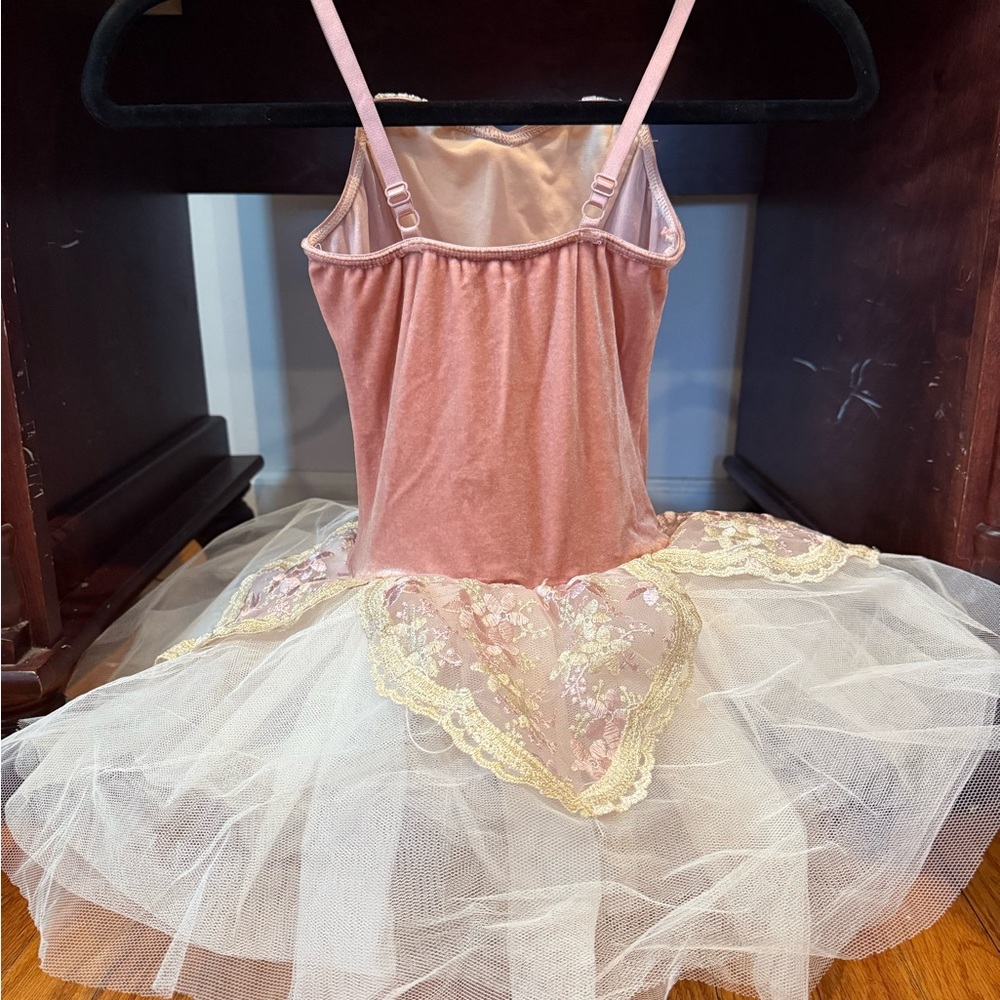 Revolution Pink and Cream Ballet Costume, Child Medium - Picture 4 of 9